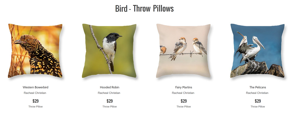 Bird Throw Pillows